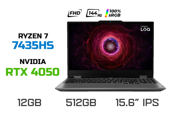 Laptop Lenovo LOQ 15ARP9 83JC003YVN Gaming