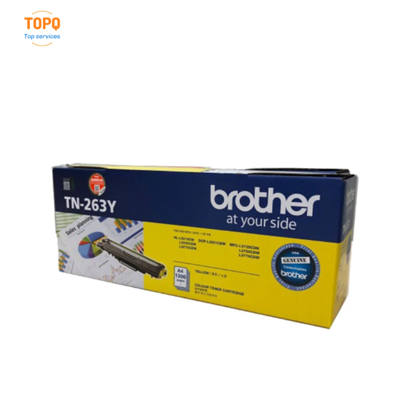 Mực in laser màu chính hãng Brother TN-263Y vàng