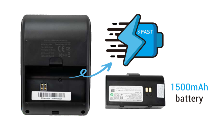Máy in hóa đơn di động Xprinter XP-P504A (USB/Bluetooth)