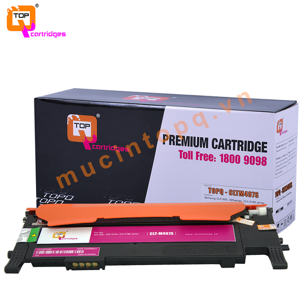 Hộp mực in laser màu TOPQ M407S đỏ