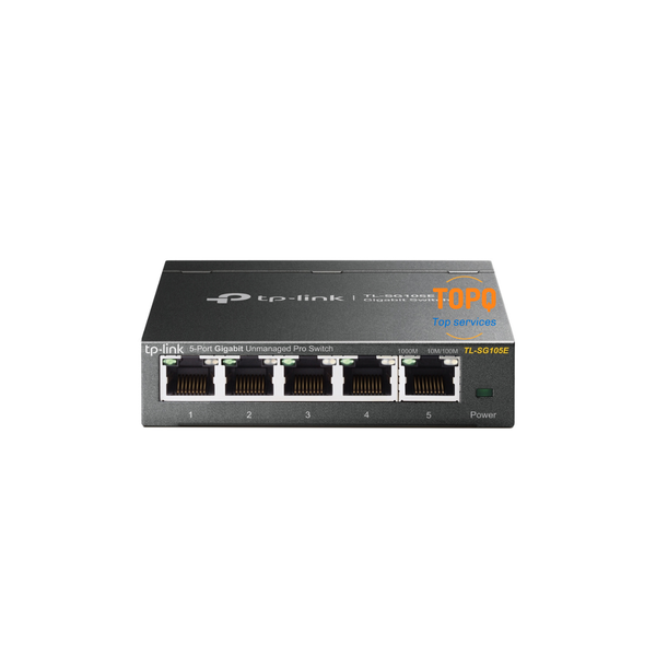 Switch TP-Link TL-SG105E (Gigabit (1000Mbps)/ 5 Cổng/ Smart Switch/ Vỏ Thép)