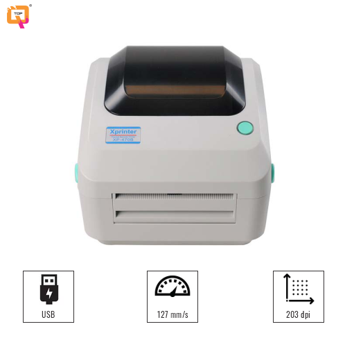 Máy in tem mã vạch Xprinter XP 470B