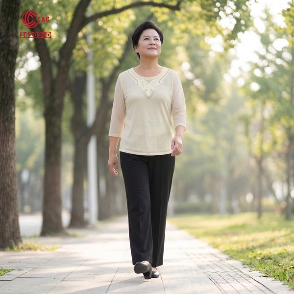 26203 - Quần Dài Thun Xô Suông Thanh Lịch