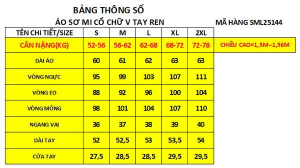 25144 - Áo Sơ Mi Phối Ren Phong Cách Thanh Lịch