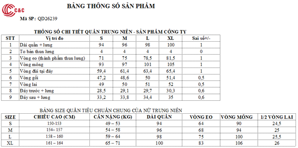 26239 - Quần Tây Vải Thun Ống Đứng Lưng Thun Ly Trần