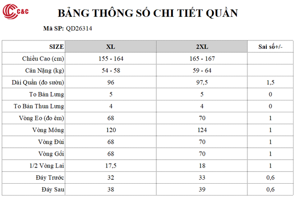 26314 - Quần Linen Ống Rộng Cạp Thun