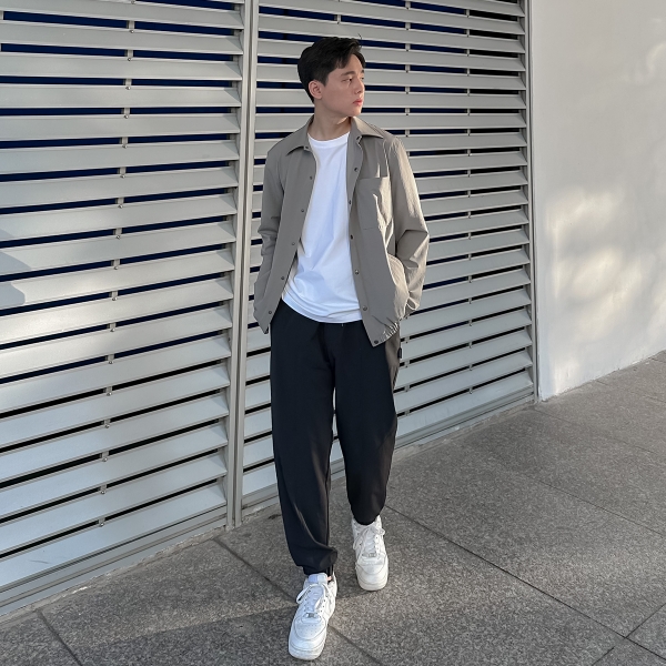 Áo Khoác Gió Cổ Bẻ Dáng Sơ Mi MOFAR Local Brand JACKET AK003