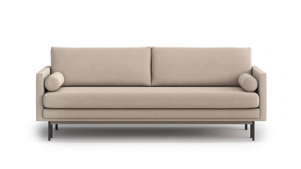 Sofa Băng Bọc Vải Phong Cách Mid-Century