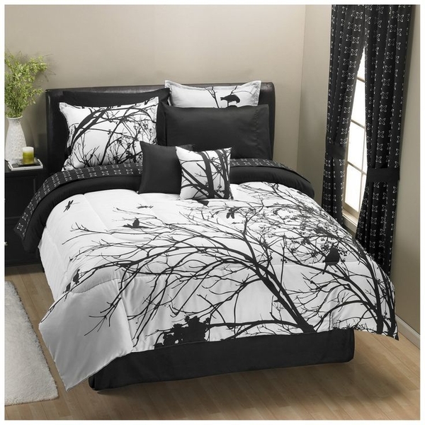 Giường ngủ Black and White Mordern