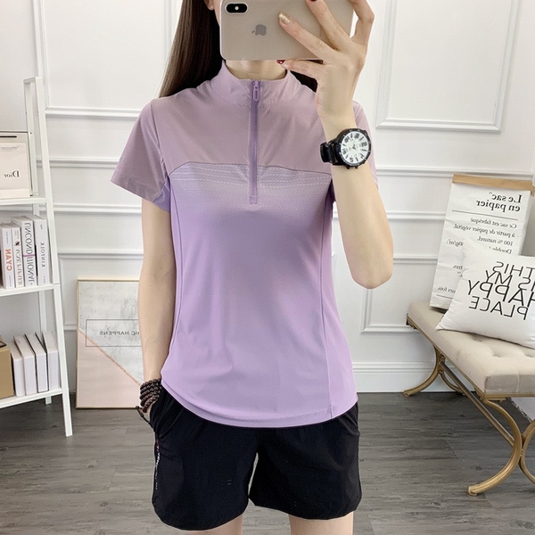 Áo polo nữ khoá cổ - PYMAT044