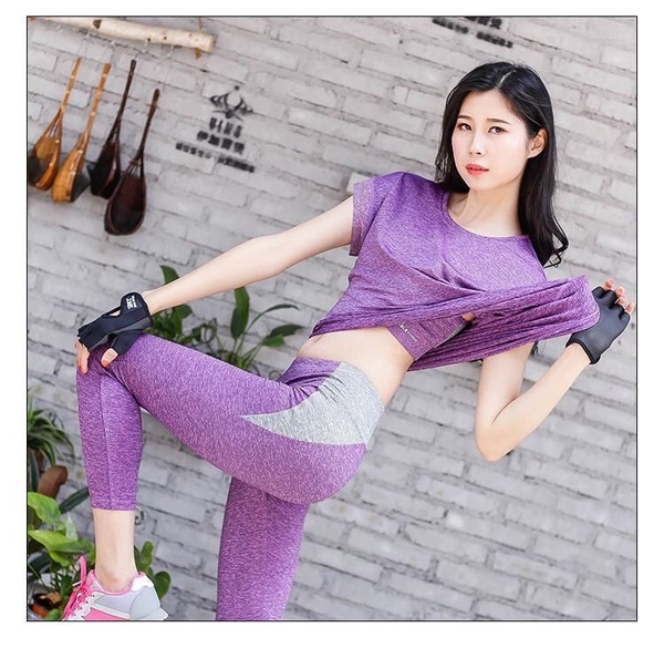 Quần dài set Bra Gym + áo Phông