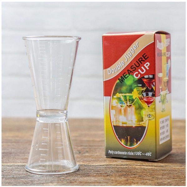 Jigger 2 đầu | Chất liệu nhựa | Dung tích 20/40m và 10/20ml