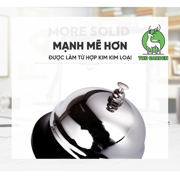 Chuông phục vụ Halli Galli để bàn | Chất liệu inox