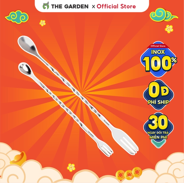 Thìa bar pha chế inox 26 cm và 32cm