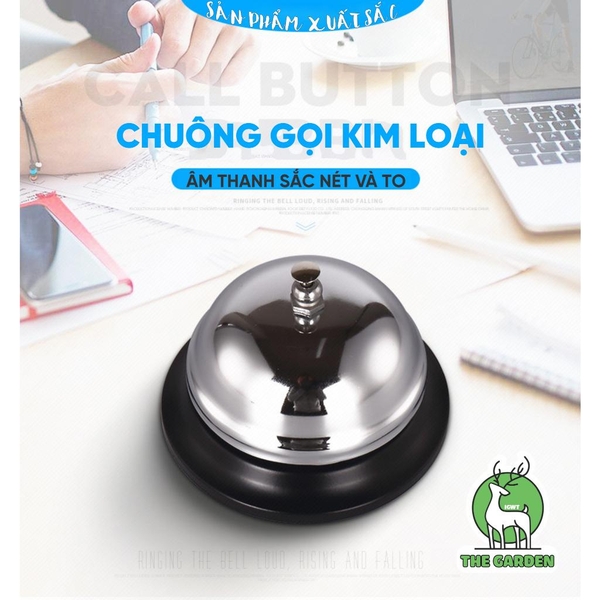 Chuông phục vụ Halli Galli để bàn | Chất liệu inox