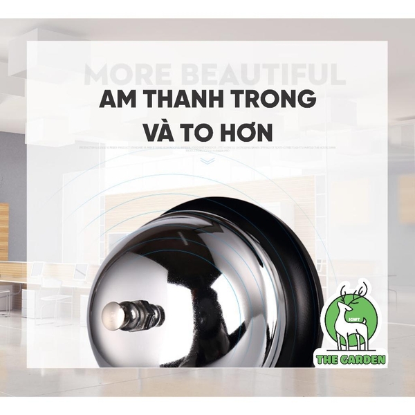 Chuông phục vụ Halli Galli để bàn | Chất liệu inox