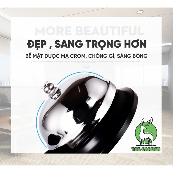 Chuông phục vụ Halli Galli để bàn | Chất liệu inox