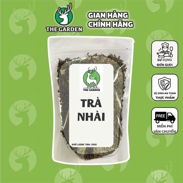 Trà xanh nhài cao cấp THE GARDEN pha trà sữa, trà trái cây gói 500g