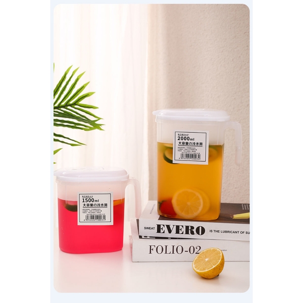 Bình nước 1,5L 2L THE GARDEN nhựa có nắp