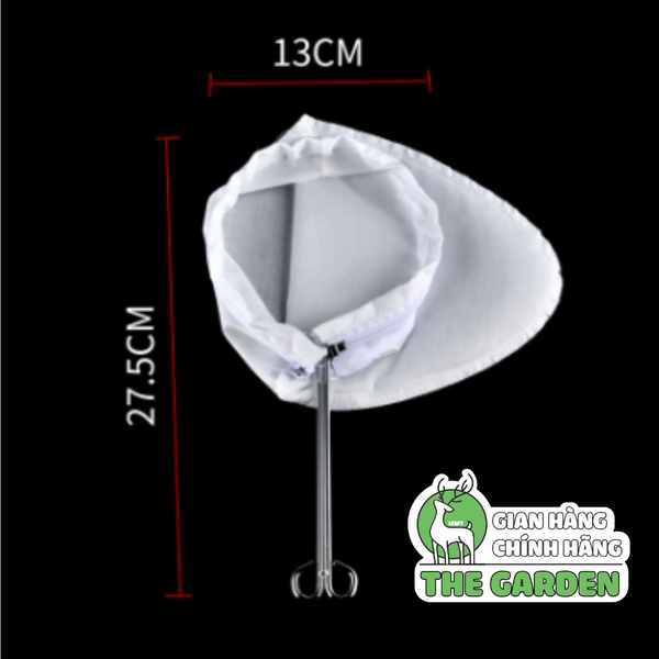 Vợt vải lọc trà, cán inox | Đường kính 13 - 19 - 23 cm