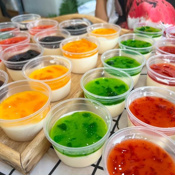 Set nguyên liệu Panna Cotta THE GARDE 10 hũ | Nhiều vị