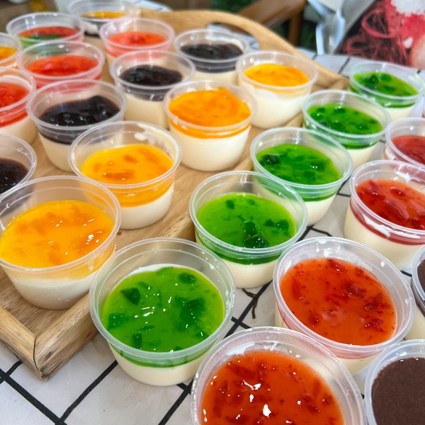 Set nguyên liệu Panna Cotta THE GARDE 10 hũ | Nhiều vị