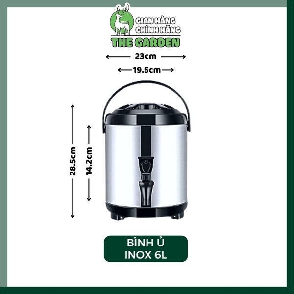 Bình ủ trà cao cấp | Inox | Dung tích 6 - 8 - 10 - 12 lít