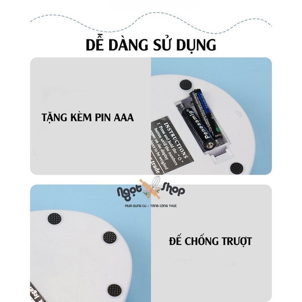 Cân Tiểu Ly Điện Tử | Model B05 | Định lượng 5kg - 1g