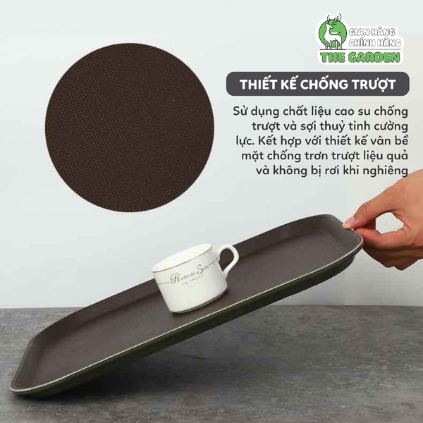 Khay nhựa phục vụ, bưng bê đồ uống | Tròn | Nhiều kích thước