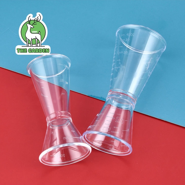 Jigger 2 đầu | Chất liệu nhựa | Dung tích 20/40m và 10/20ml