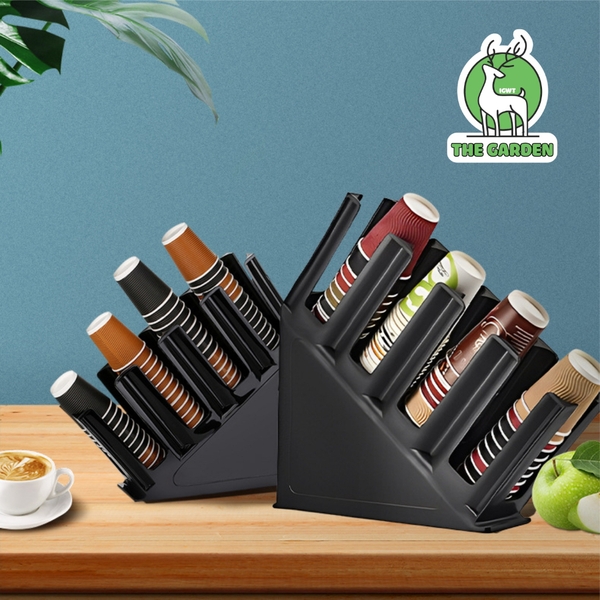 Kệ úp cốc chéo 4 tầng
