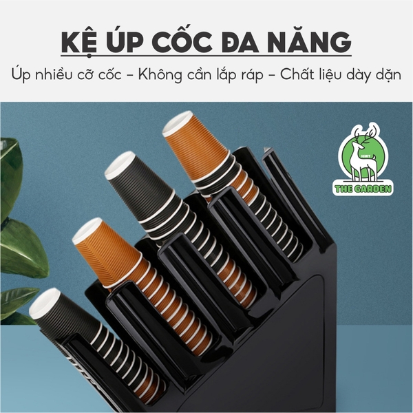 Kệ úp cốc chéo 4 tầng