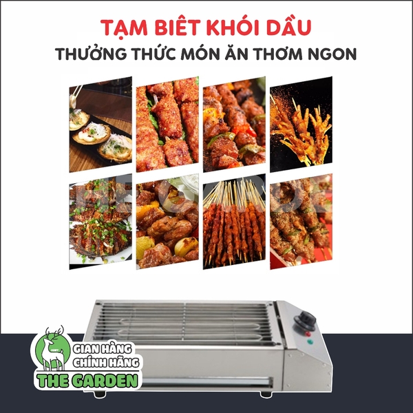 Bếp nướng điện không khói đa năng THE GARDEN BD-280 công suất 2800W