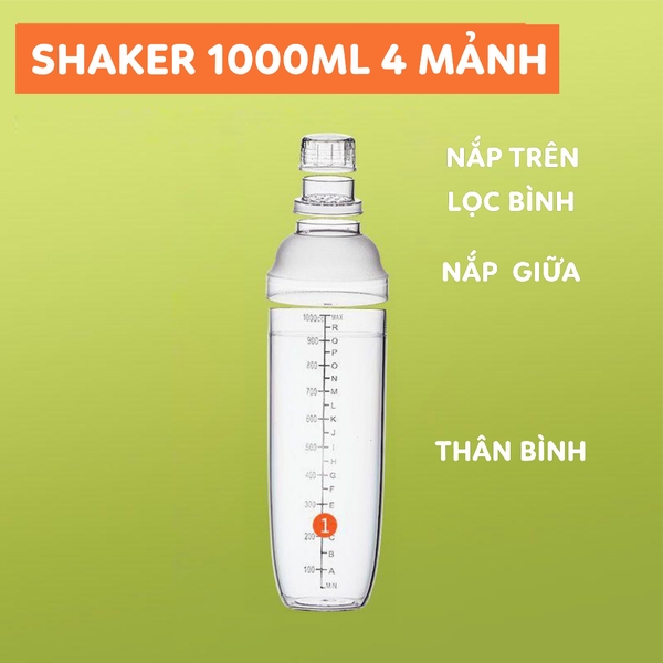 Bộ Dụng Cụ Pha Trà Chanh Giã Tay | Chày giã, bình 4 mảnh, đế cao su, ca đong