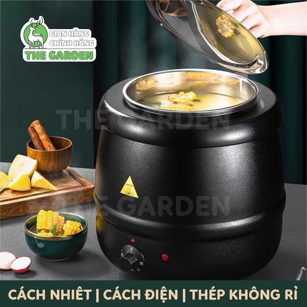 Nồi Ủ Trân Châu 10L Vỏ Gang THE GARDEN