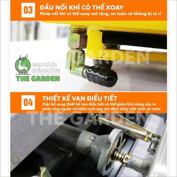 Bếp nướng Gas không khói THE GARDEN BN-06D | 6 HỌNG DÀI