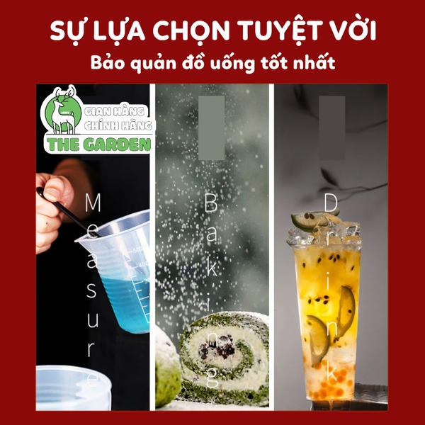 Ca đong nhựa | Có nắp cứng màu trắng | Dung tích 2500ml và 5000ml