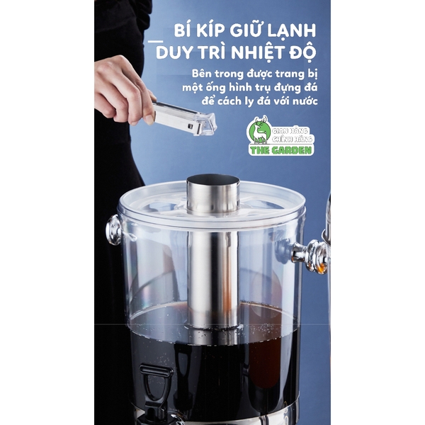 Bình làm lạnh đựng nước ép trái cây | Dung tích 8L