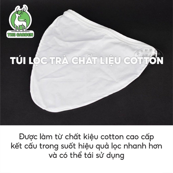 Vợt vải lọc trà, cán inox | Đường kính 13 - 19 - 23 cm