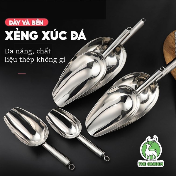 Dụng cụ xúc đá | Chất liệu inox | Nhiều kích thước