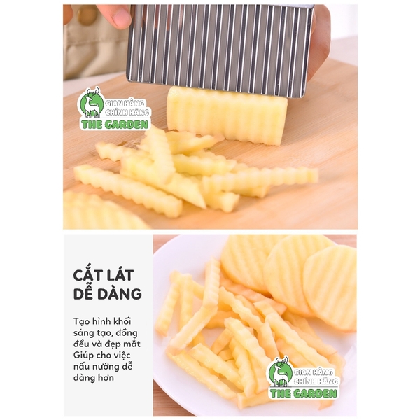 Dao thái thạch răng cưa inox