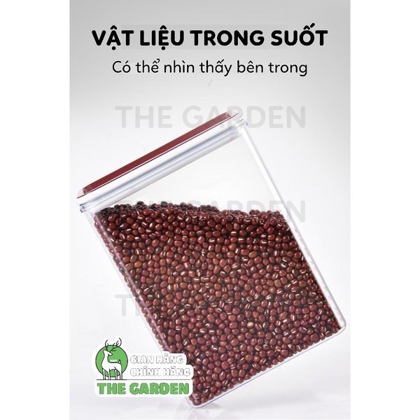 Hộp Nhựa Đựng Bột, Hạt, Cà Phê | Chất liệu Nhựa PC | Dung tích 700ml và 1,5L