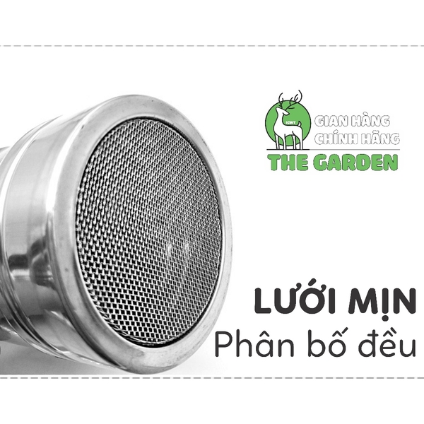 Hũ rắc bột | Chất liệu inox