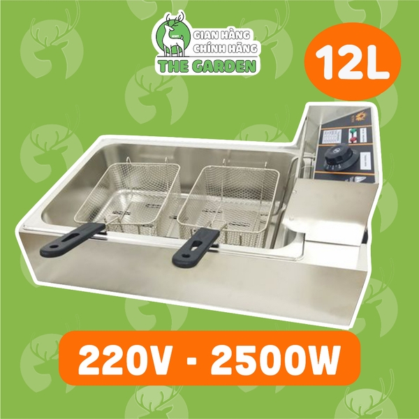 Bếp chiên ngập dầu nhúng điện SUNNY SN-01S | Dung tích 12L | Công suất 3000W