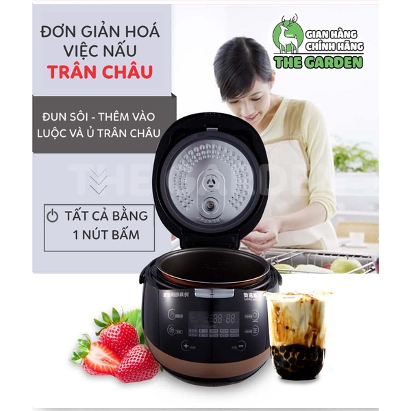 Nồi nấu trân châu tự động AONUOSI phiên bản Tiếng Anh dung tích 5L