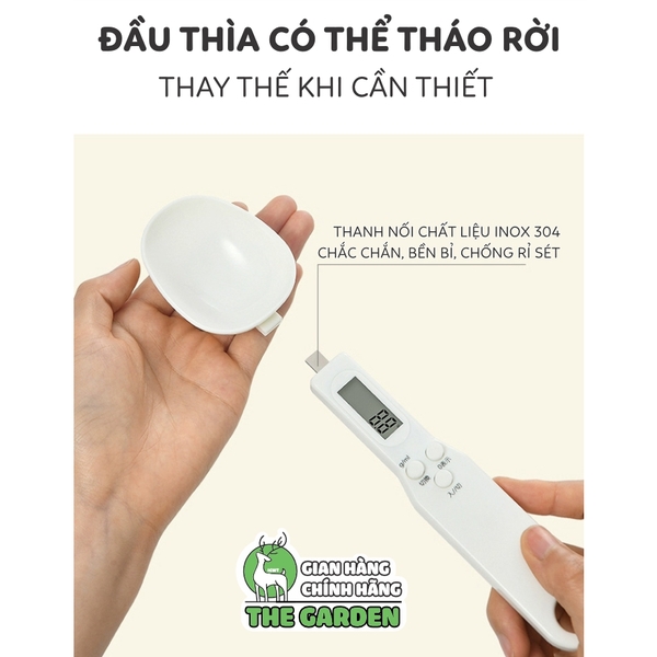 Cân Tiểu Ly Điện Tử | Dạng Thìa | Định lượng 500 - 0,1g