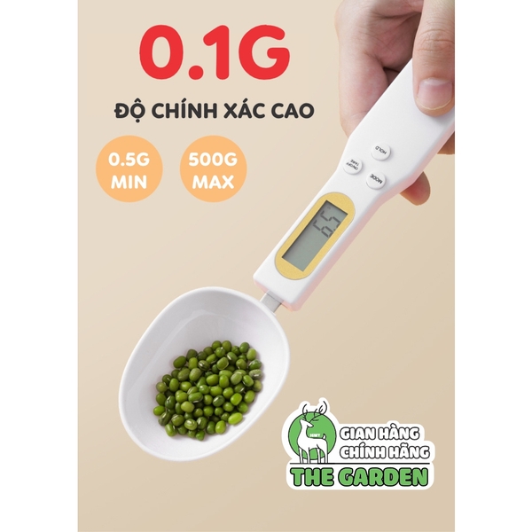 Cân Tiểu Ly Điện Tử | Dạng Thìa | Định lượng 500 - 0,1g