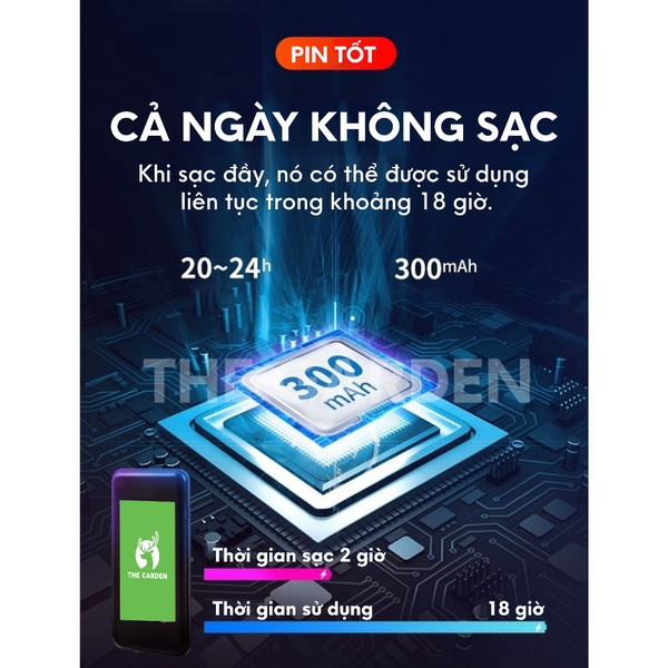Bộ 16 thẻ rung order THE GARDEN gọi khách tự phục vụ tầm xa 100m