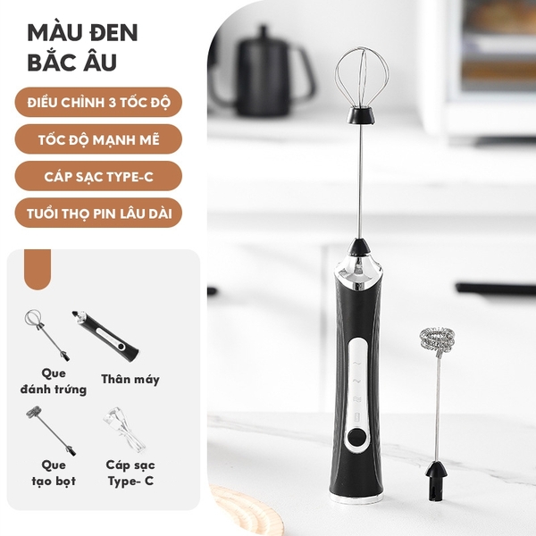 Máy tạo bọt café cầm tay THE GARDEN TG-1501M