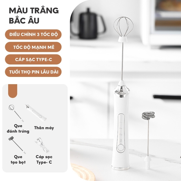 Máy tạo bọt café cầm tay THE GARDEN TG-1501M